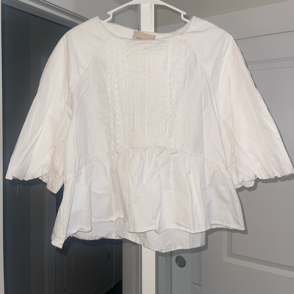 Moon river white blouse